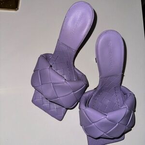 lilac bottega heels (very comfortable)